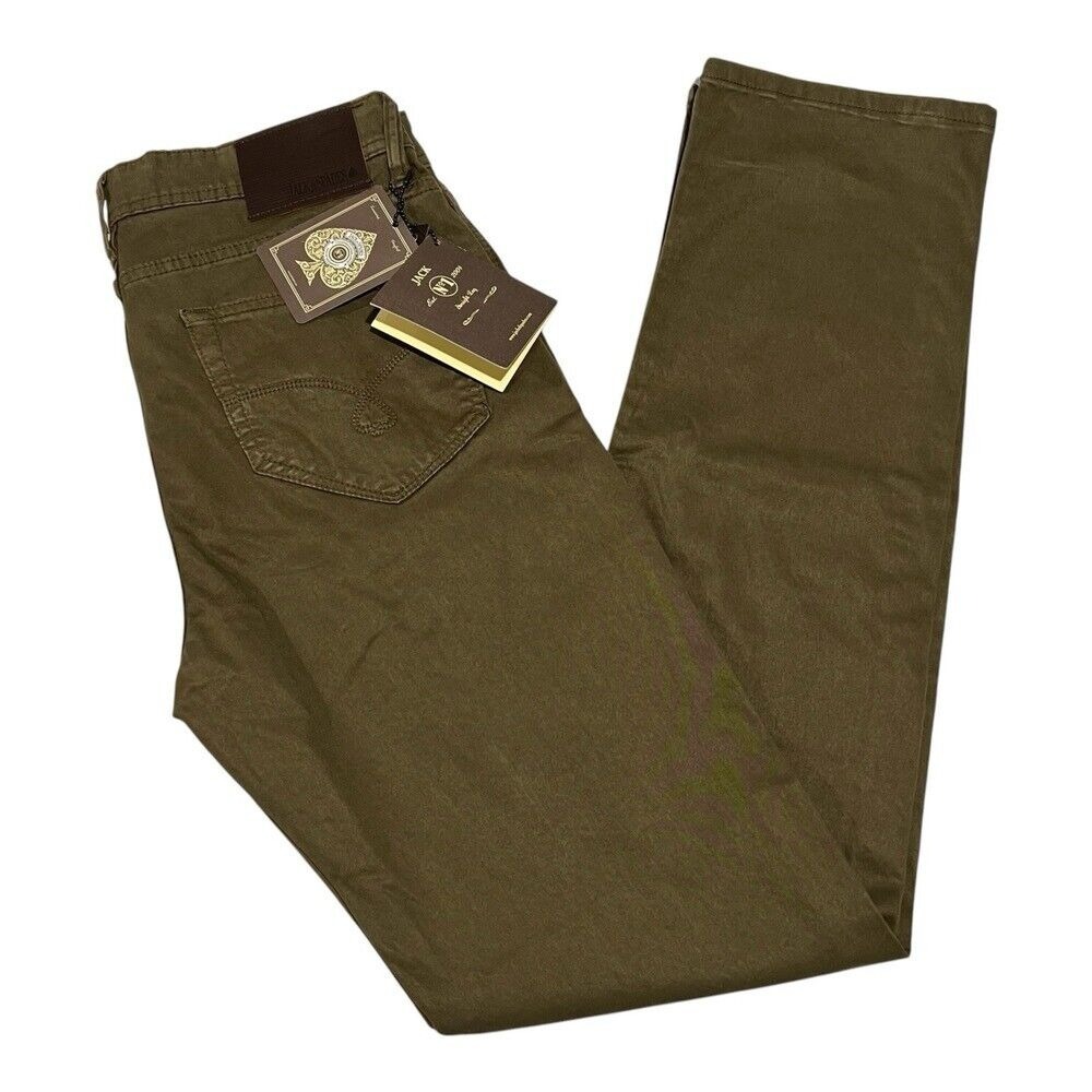 NWT Jack of Spades Jeans 31x34 Tan Straight Leg 5-Pocket Casual Pants Men's